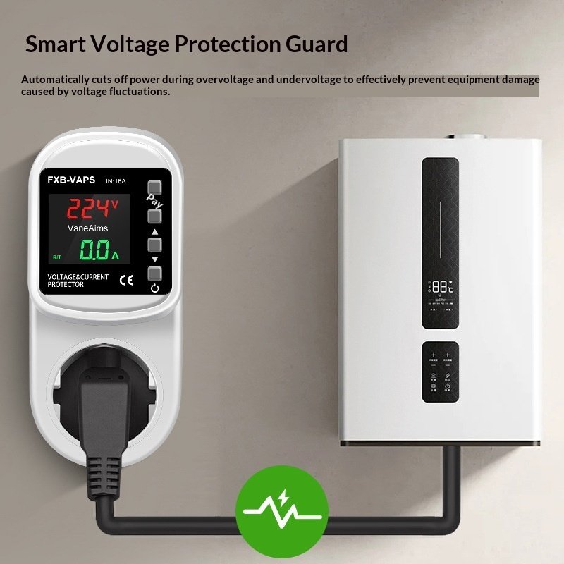 Protector de Voltaje Automático - Protector de Voltaje Automático – Socket de Protección de Sobretensión y Subtensión