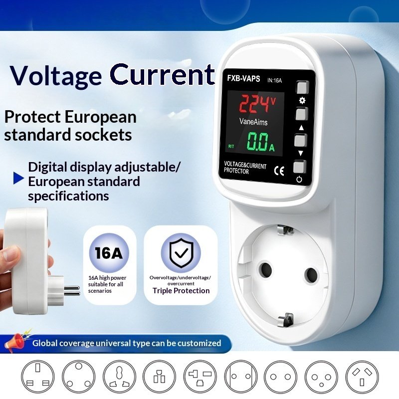 Protector de Voltaje Automático – Socket de Protección de Sobretensión y Subtensión - Image 5