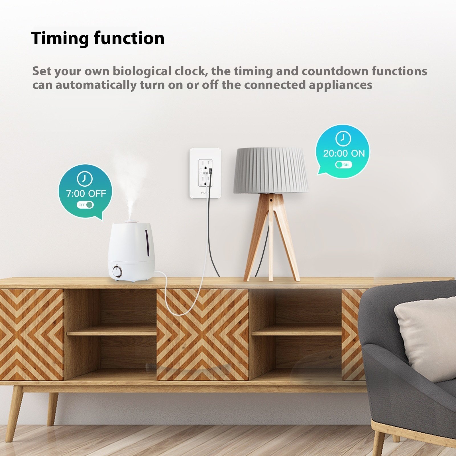 Enchufe Inteligente WIFI – Control remoto y carga USB - Image 6