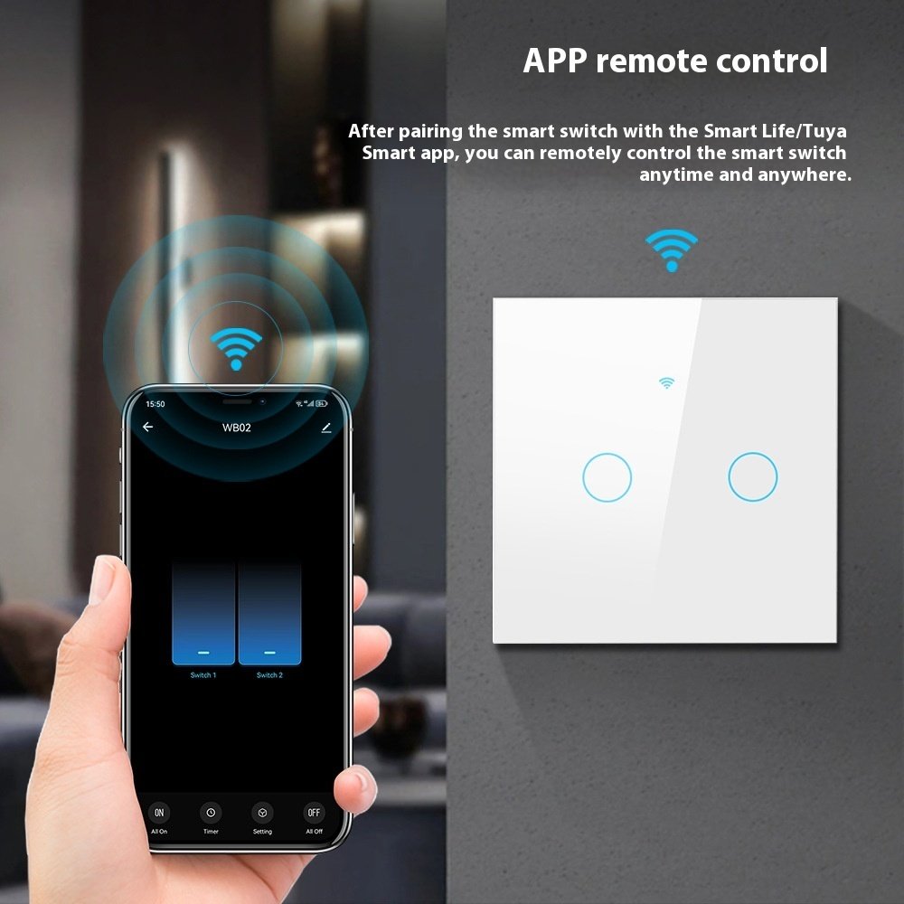 APP Luz Control Switch - APP Luz Control Switch Panel – Control táctil y voz